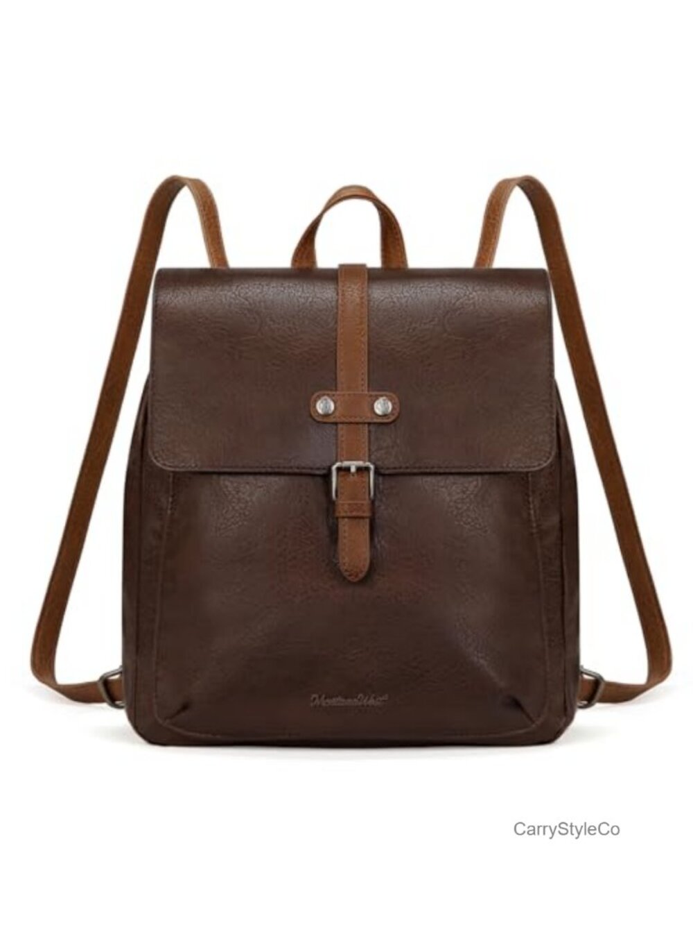 Faux Leather Convertible Backpack Purse Crossbody Travel Daypack